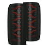 AlphaRex 658007 87-96 fits Ford Bronco/F-150 Luxx-Series LED Tail Lights - Bl