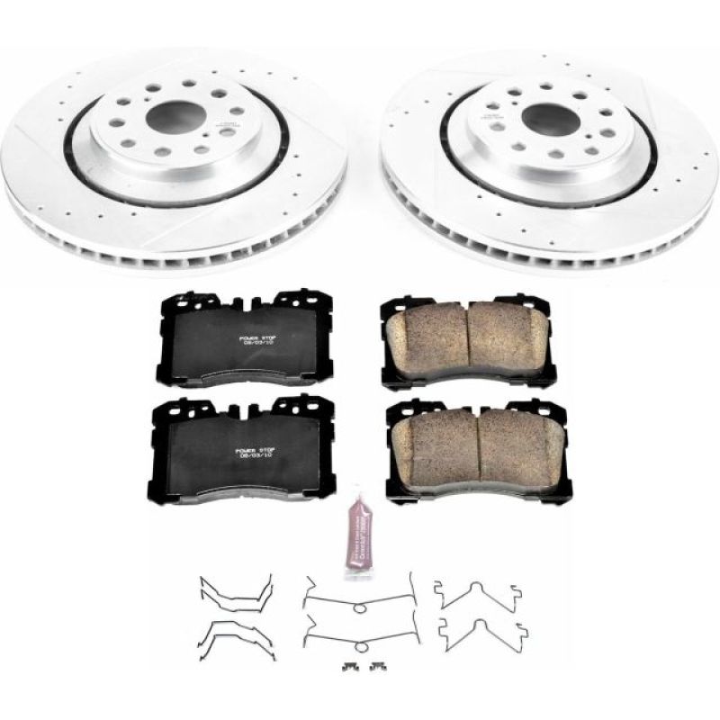 PowerStop K5826 fits Lexus 10-17 LS460 Front Z23 Evolution Sport Brake Kit