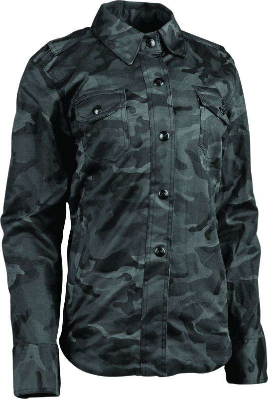 Speed and Strength Speed Society Armored Moto Shirt Womens Camouflage - 2XL