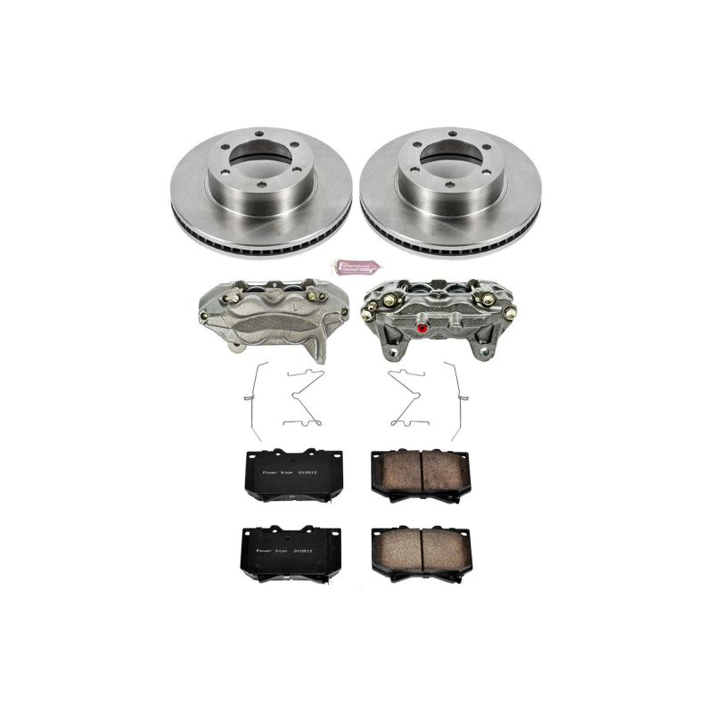 Power Stop KCOE2323 00-02 fits Toyota Tundra Front Autospecialty Kit w/Cals