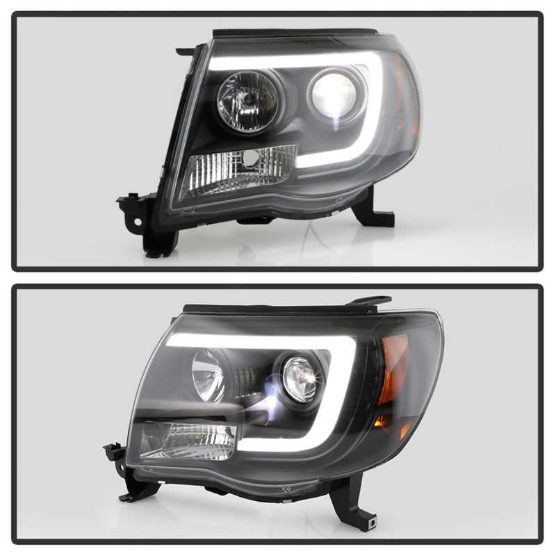 Spyder 5088185 fits Toyota 05-11 Tacoma V2 High-Power LED Headlights - Black PR