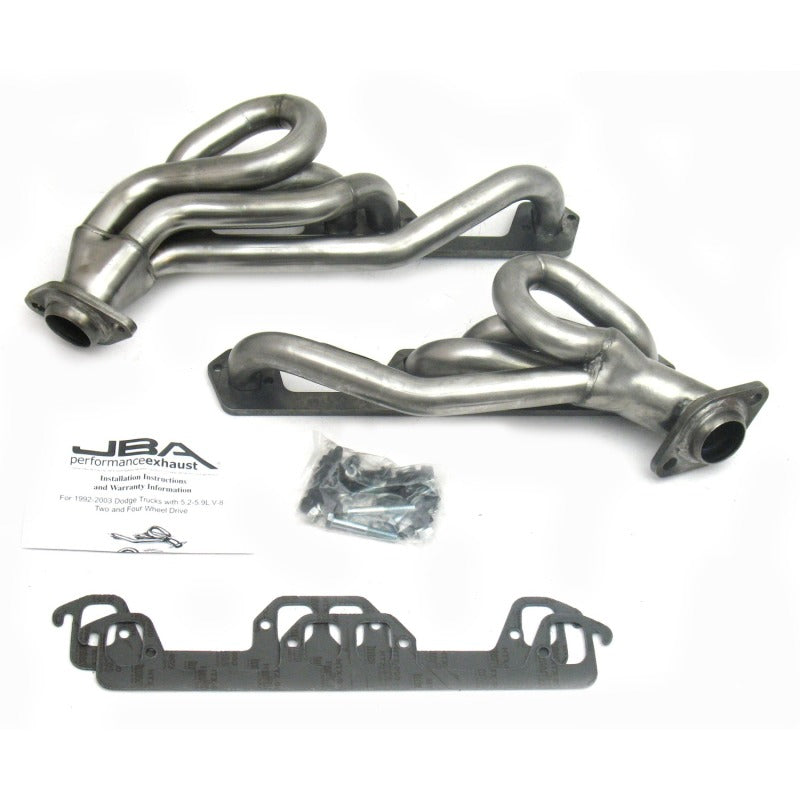JBA 1945S-1 fits Dodge 96-03 Truck 5.2L/5.9L Magnum 1-1/2in Primary Raw 409SS Cat4Ward Header