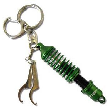 Tein TN016-008-GB Damper Keychain with Wrench - Green/Black