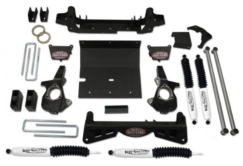 Tuff Country 16994KN 01-06 fits Silverado 3500 4X4 6in Lift Kit (w/3pc Sub Frm incl. Dually Models SX8000)