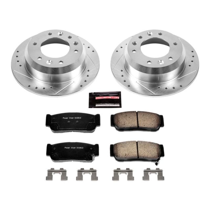 PowerStop K5907 2007 fits Hyundai Entourage Rear Z23 Evolution Sport Brake Kit