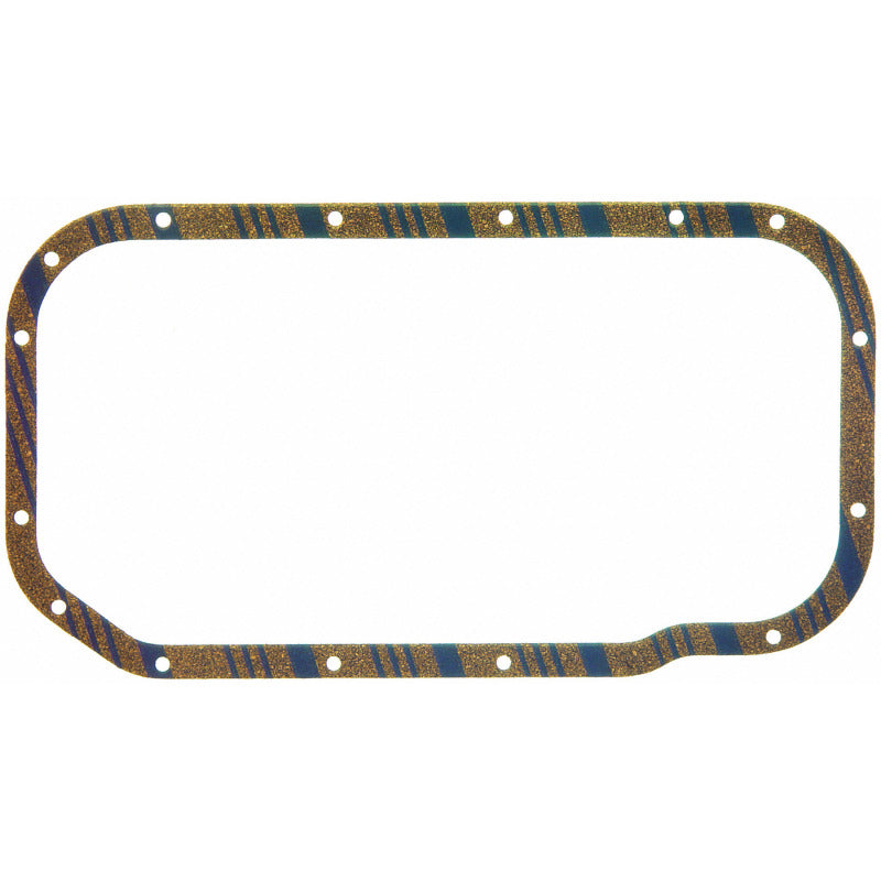 Fel-Pro OS30655C Plymouth Colt OS 30655 C Engine Oil Pan Gasket Set Blue Stripe cork-rubber