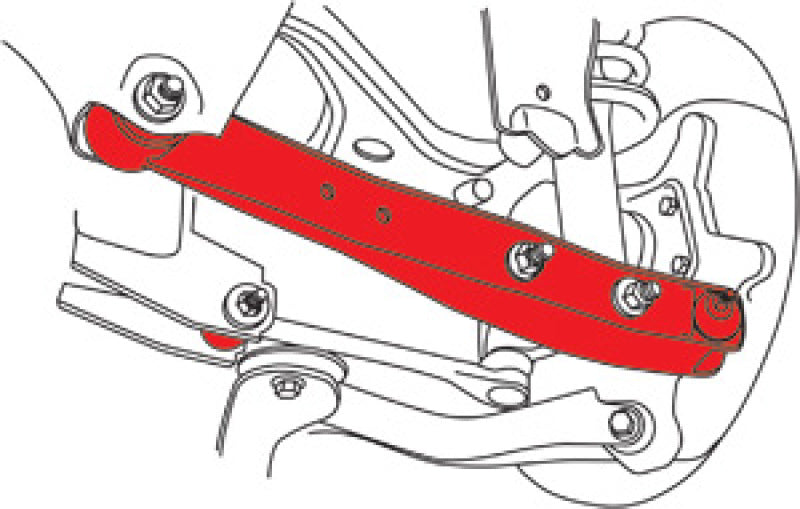 SPC Performance 67660 08-12 fits Subaru Impreza/ 2022+ BRZ/Toy 86 Rear Camber Arm & Toe Kit (SINGLE ARM-REQ 2)