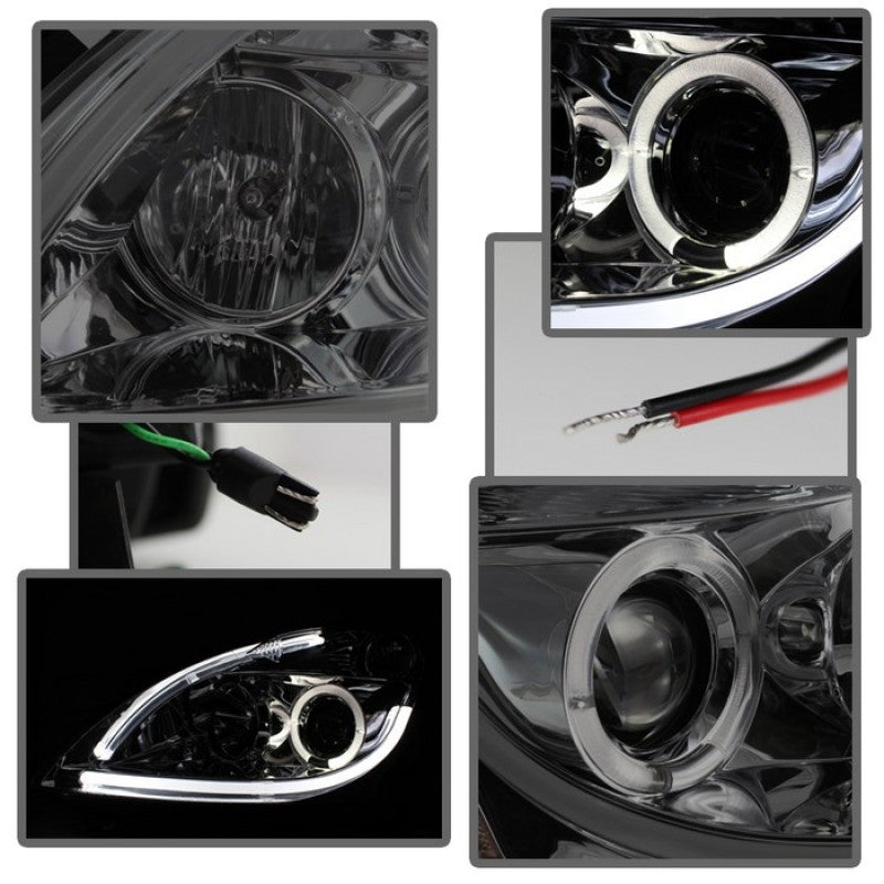 Spyder 5076854 fits Nissan 10-12 Altima 4Dr Projector Headlights Light DRL LED
