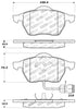 Stoptech 309.0555 Performance Brake Pads