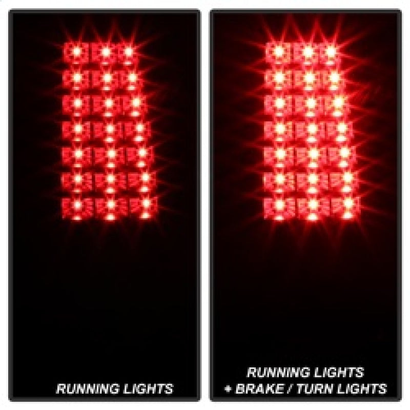 xTune 9037634 03-06 fits Chevrolet Silverado 1500 LED Tail Lights - Black (ALT-