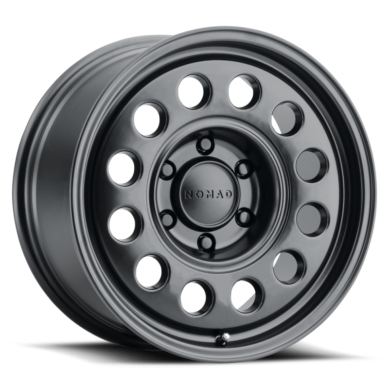 Nomad N501SB-78560+25 N501SB Convoy 17x8.5 / 6x139.7 BP / +25mm Offset / 106.1mm Bore - Satin Black Wheel