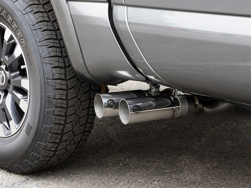 AFE 49-46126-P Rebel Series 2-1/2in 409 SS Cat Back Exhaust w/ Polished Tips 16