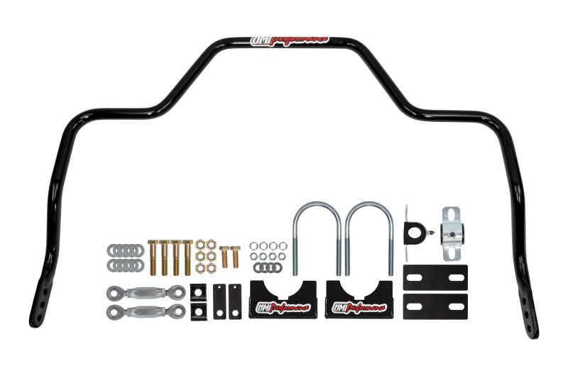 UMI Performance 6580-B UMI 15-24 fits Ford F-150 1in Solid Rear Sway Bar - Black