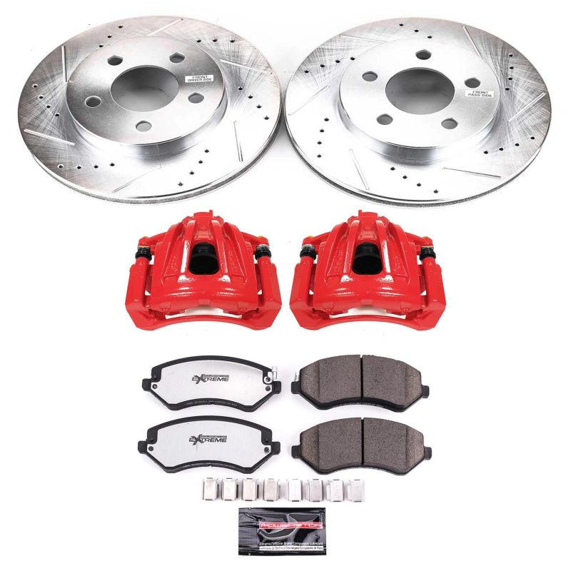 PowerStop KC2160 36 fits Jeep Liberty Front Z36 Truck & Tow Brake Kit w/Calipers