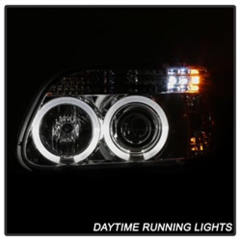 Spyder 5010148 fits Ford 95-01 Explorer 1PC Projector Headlights LED Halo Chrm