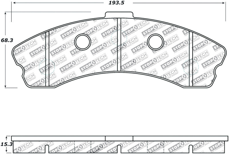 Stoptech 309.1185 Performance 06-09 fits Chevrolet Corvette Z06 Front Brake Pads