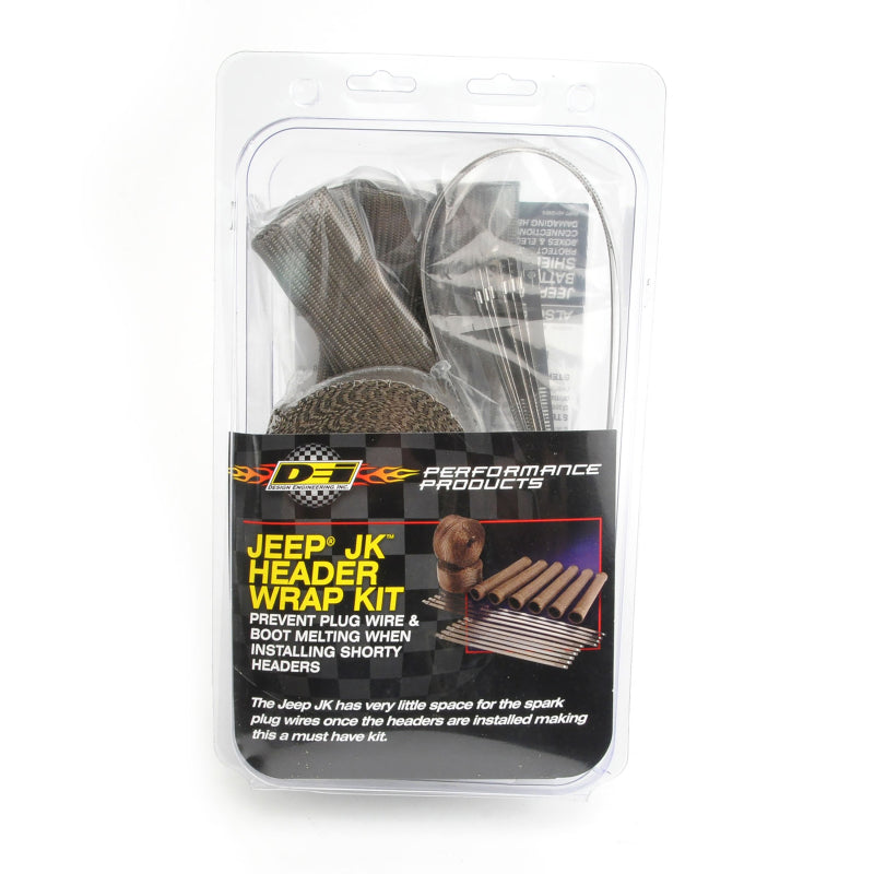 DEI 10136 Exhaust Wrap Kit - Header Wrap - fits Jeep 07-20 JK - 2011 - Titanium