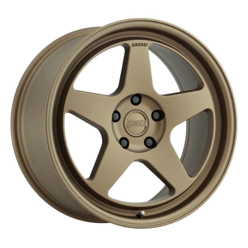 Kansei K12B-188523+35 K12B Knp 18x8.5in / 5x108 BP / 35mm Offset / 63.4mm Bore - Bronze Wheel