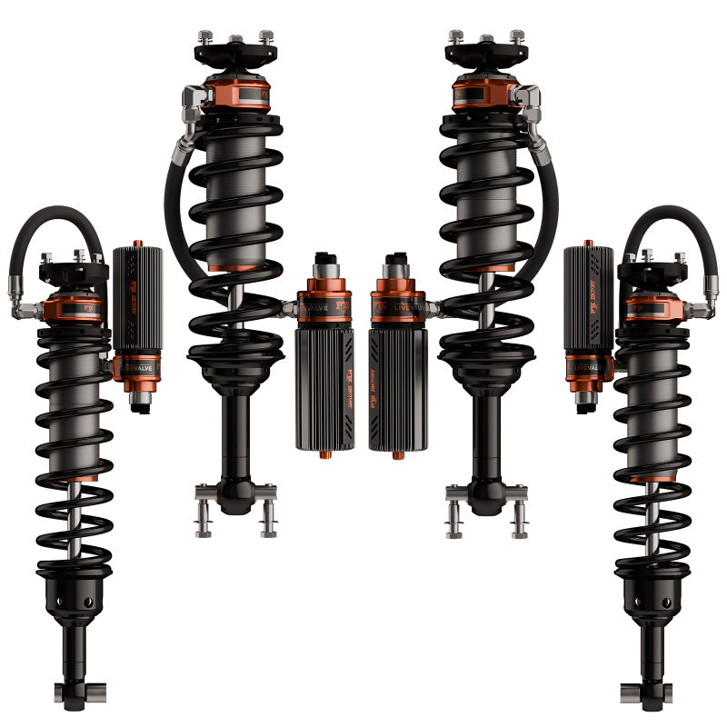 FOX 883-06-249 2021+ fits Ford Bronco 3.2 Factory Race Live Valve Coilover Kit (Connected Suspension)