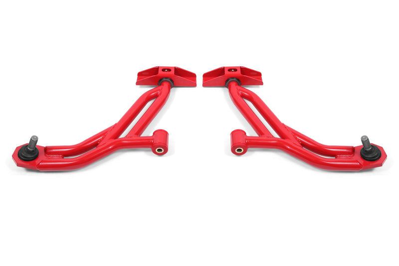 BMR Suspension AA750R fits Ford 05-14 Mustang Lower A-Arms - Red - Non-Adjustab