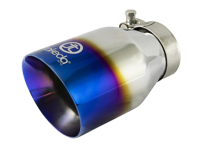 AFE 49-37018-L 2-1/2in to 3in SS-304 Cat-Back Exhaust w/ Blue Flame Tips 13-17