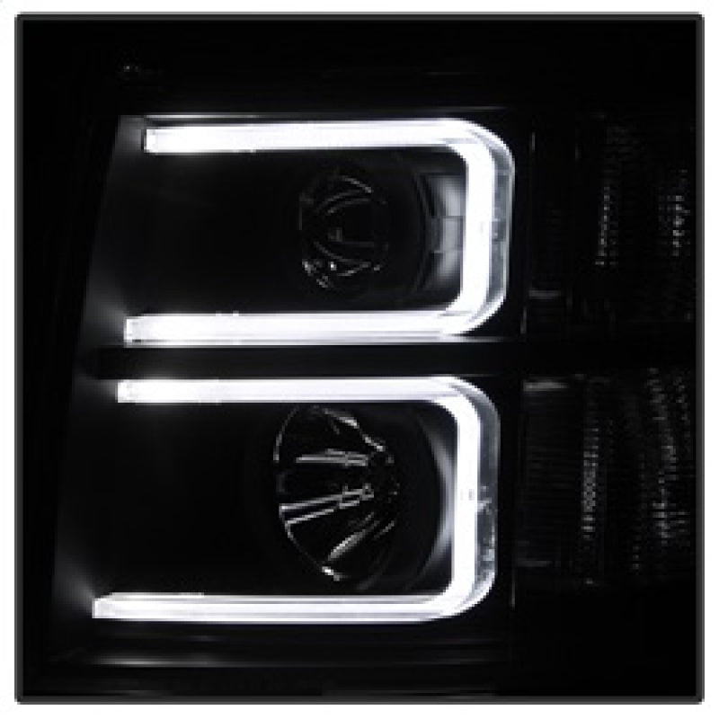 9027796 Xtune fits Chevy 07-13 Silverado 1500/2500/3500 Projector Headlights B