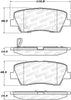 Stoptech 308.1284 Street Brake Pads