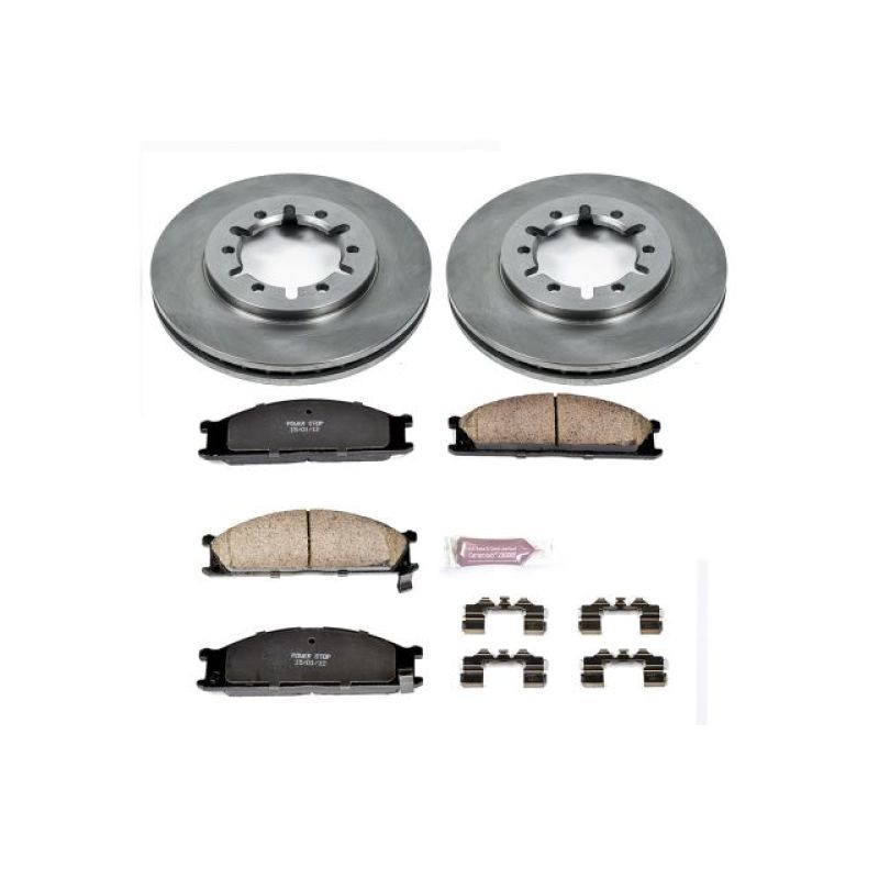 PowerStop KOE2278 fits Nissan 99-04 Frontier Front Autospecialty Brake Kit