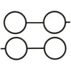 Fel-Pro MS97182 fits Honda Fit MS 97182 Fuel Injection Plenum Gasket Set
