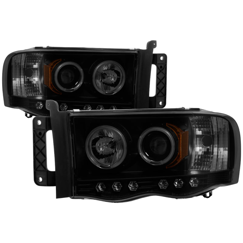 Spyder 5078797 fits Dodge 02-05 Ram 1500 03-05 Projector Headlights CCFL Halo L
