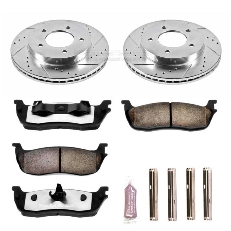 PowerStop K1866-36 97-03 fits Ford F-150 Front Z36 Truck & Tow Brake Kit
