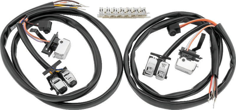 Twin Power 482691 07-10 FLH FLT FXST FLST FXD XL Chrome Handlebar Switch Kit