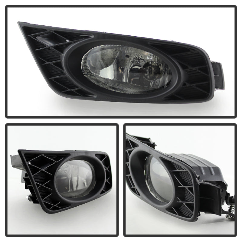 Spyder 5077448 fits Honda 08-10 Odyssey OEM Fog Lights W/Switch- Smoked FL-CL-H