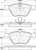 Stoptech 308.074 Street Brake Pads