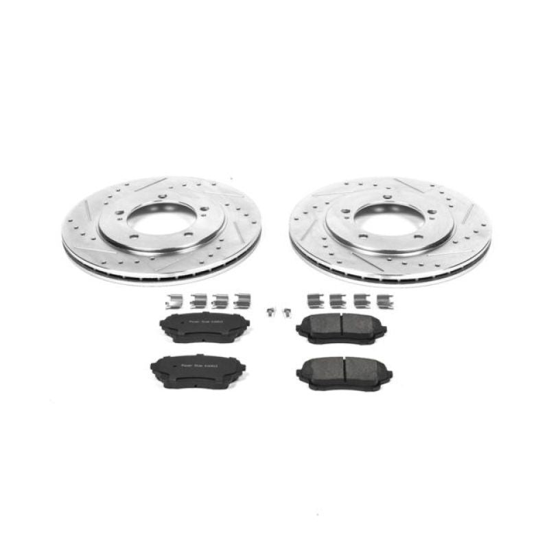 PowerStop K5437 fits Suzuki 04-06 XL-7 Front Z23 Evolution Sport Brake Kit