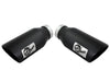 AFE 49T40606-B15 Diesel Exhaust Tip Bolt On Black 4in Inlex x 6in Outlet x 15in