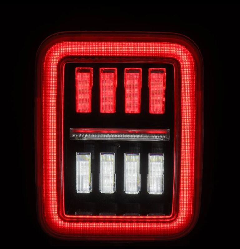 AlphaRex 602070 19-24 fits Jeep Gladiator JT Nova-Series Prismatic LED Tail L