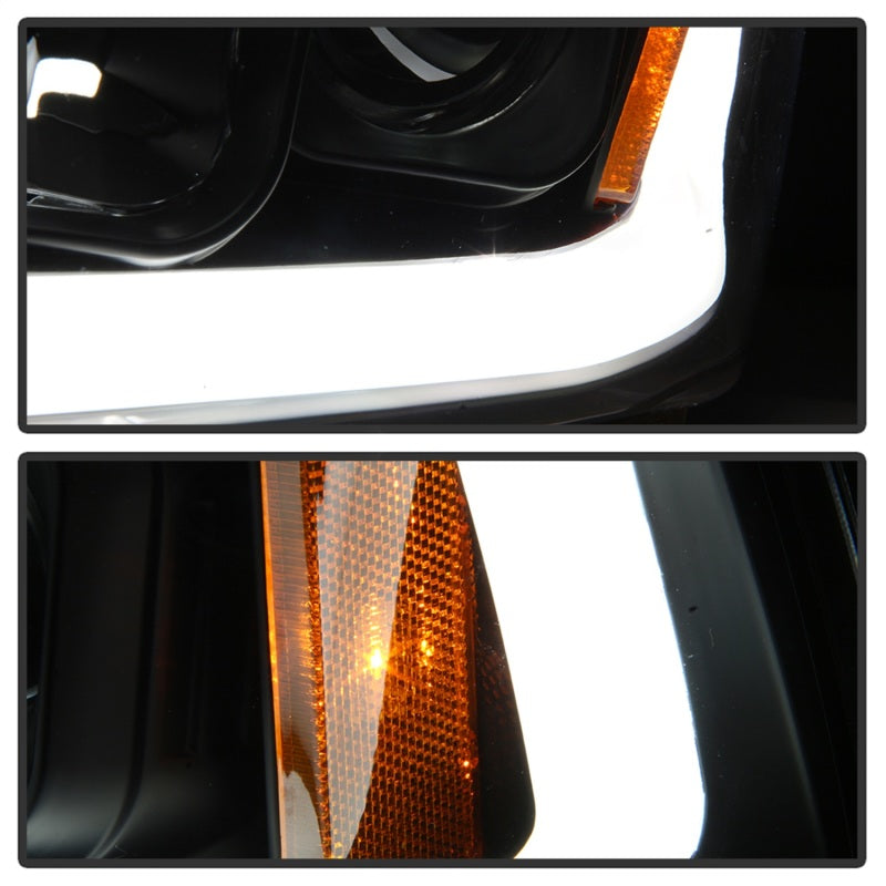 Spyder 5085245 fits Dodge 06-10 Charger Projector Headlights - LED Light Bar -