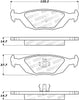 Stoptech 308.0322 Street Brake Pads