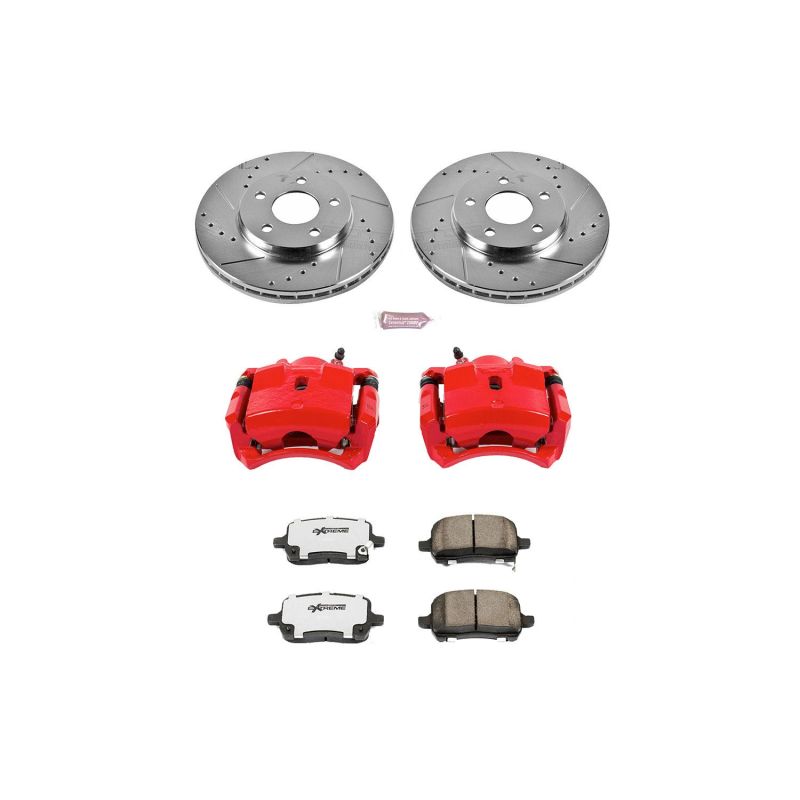 PowerStop fits Chevrolet Malibu Front Z26 Street Warrior Brake Kit w/Calipers