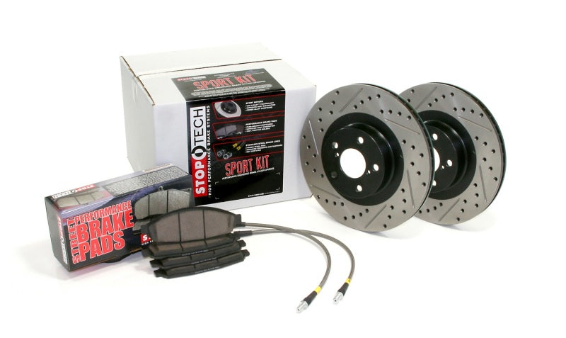 Stoptech 978.33031 Sport Axle Pack, Drilled & Slotted, 4 Wheel