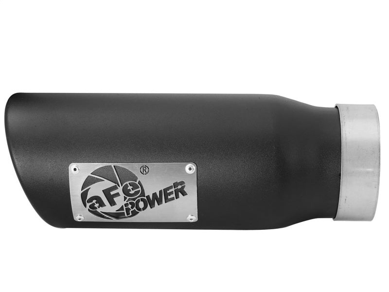 AFE 49T35456-B12 rce-XP 3.5in 409 Stainless Steel Exhaust Tip 3.5in x 4.5in Out