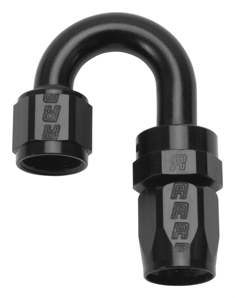 Russell 613535 Performance -12 AN Black 180 Degree Full Flow Swivel Hose End