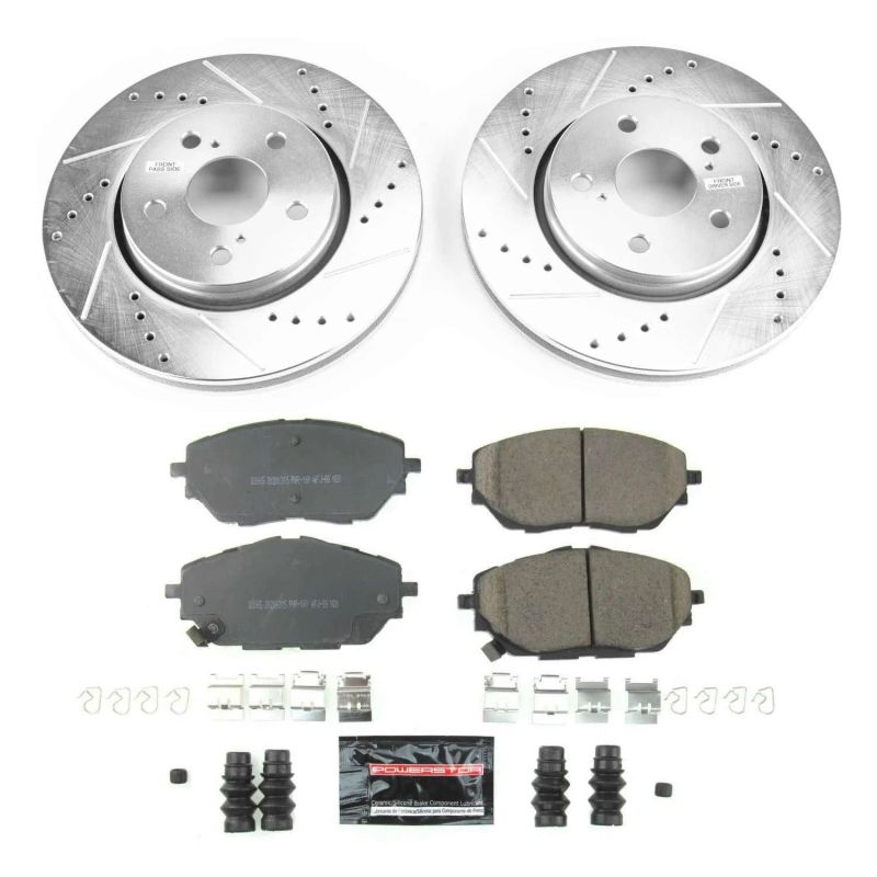 PowerStop K7890 fits Toyota 18-19 C-HR Front Z23 Evolution Sport Brake Kit