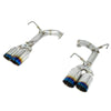 Remark RO-TTVA-D4 fits Subaru WRX Axle Back Exhaust Titanium Double Wall Tip-4in