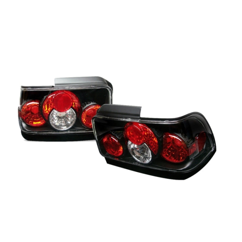 Spyder 5007407 fits Toyota 93-97 Corolla Euro Style Tail Lights Black ALT-YD-TC