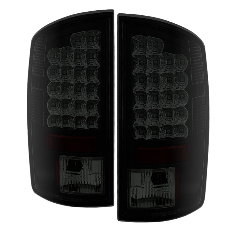 Spyder 5078117 fits Dodge 07-08 Ram 1500/Ram 07-09 2500/3500 LED Tail Lights Bl