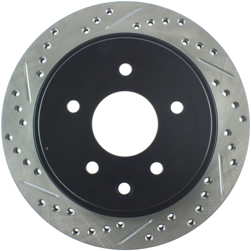 Stoptech 127.42077R 03-05 350Z / 03-04 G35 / 03-05 G35X SportStop Slotted & Drilled Rear Right Rotor