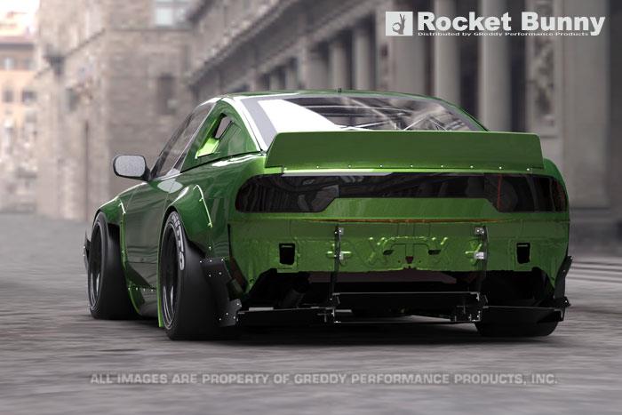 GReddy 17020385 RPS13 V2 Rocket Bunny Aero Side Skirts Only