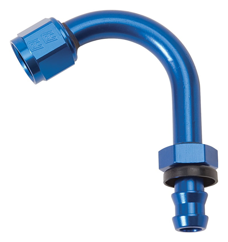Russell 624270 Performance -8 AN Twist-Lok 120 Degree Hose End (1-1/4in Radius)